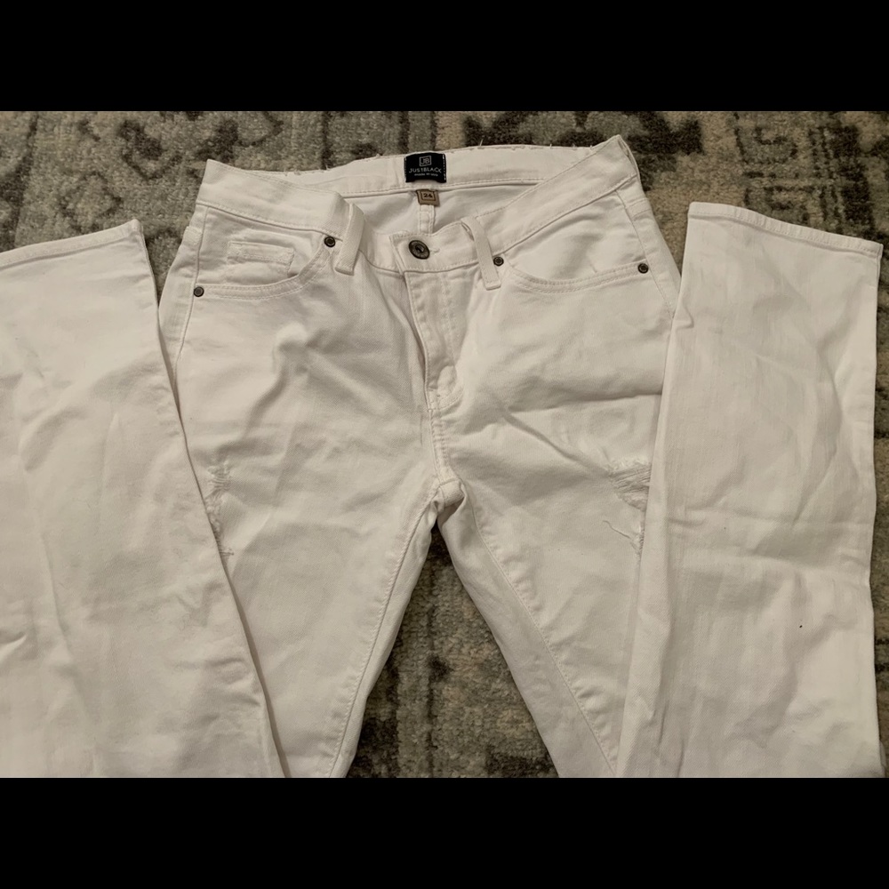 White jeans
